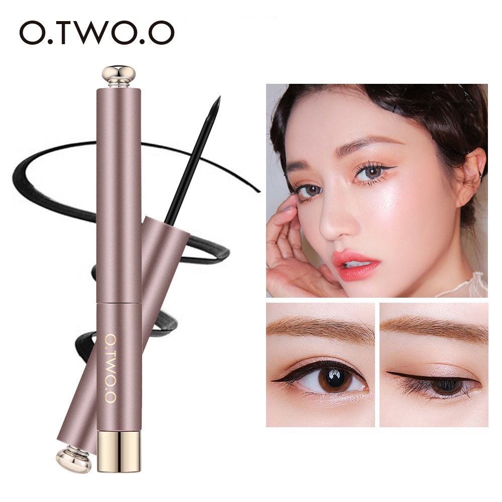 Set mỹ phẩm trang điểm O.TWO.O gồm mascara+bút kẻ mắt+bấm mi+kem nền dạng lỏng 120g