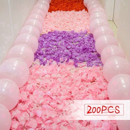 Set 100 cánh hoa lụa giả làm hoa giấy trang trí tiệc sinh nhật đám cưới | BigBuy360 - bigbuy360.vn