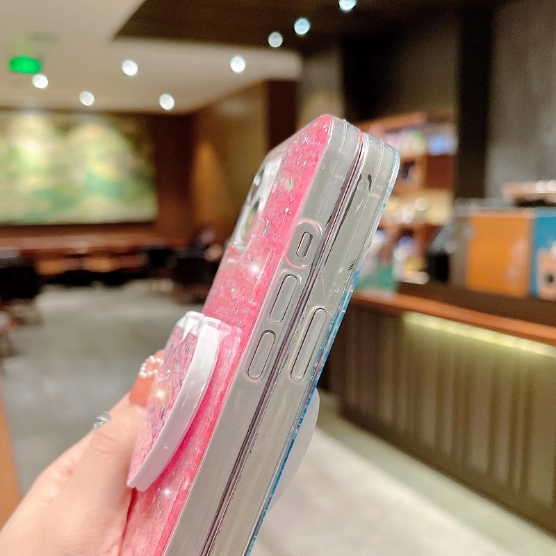 Ốp Điện Thoại Lấp Lánh Tích Hợp Gương Trang Điểm Hình Trái Tim Cho Iphone X / XS XR XS MAX 11 11PRO 11PROMAX 6G 6P 7G / 8G 7P / 8P