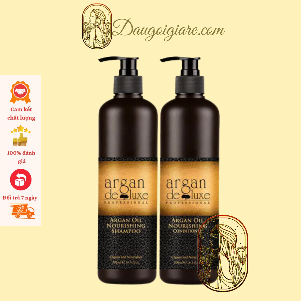 [Mã SKAMLTSM9 giảm 10% đơn 99K] DẦU GỘI DẦU XẢ ARGAN DELUXE COLAGEN DƯỠNG ẨM PHỤC HỒI HƯ TỔN HƯƠNG NƯỚC HOA 1000ML*2