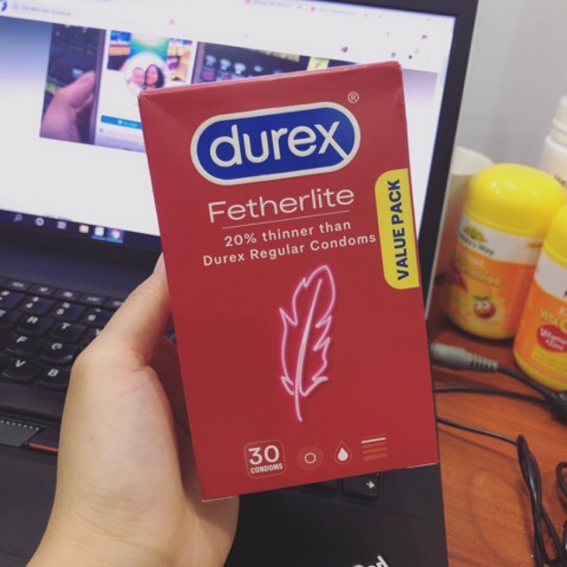  Bao Cao Su Durex Ultra Thin Feel Fetherlite (H30 chiếc)