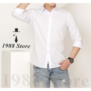 Áo sơ mi nam dài tay SD-01 (Màu trắng)
