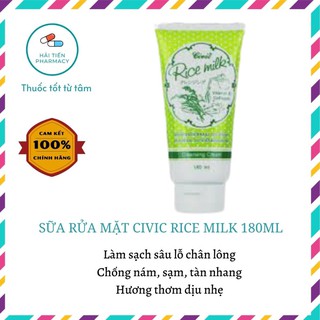 Sữa rửa mặt gạo Civic Rice Milk Thái Lan - 180ml