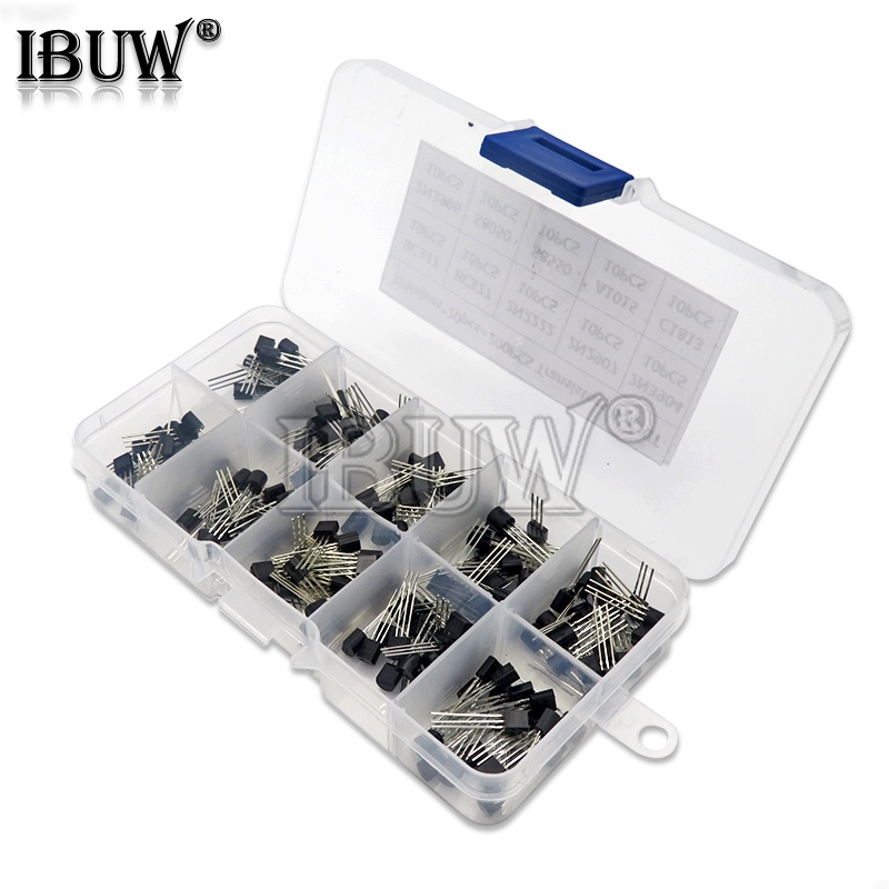 Set 200 Linh Kiện Bán Dẫn BC337 BC327 2N2222 2N2907 2N3904 2N3906 S8050 S8550 A1015 C1815