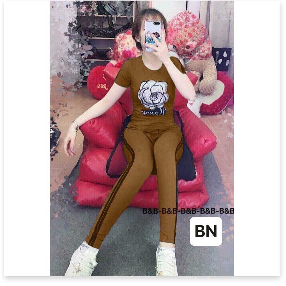 SET ĐỒ BỘ NỮ THUN,CHẤT LIỆU VÃI THOÁNG MÁT VÀ CO GIẢN 4C  THỜI TRANG KME.STORE