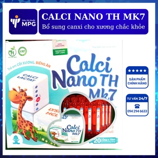 CALCI NANO TH MK7- Bổ sung canxi nano giúp xương chắc khỏe, trẻ phát triển chiều cao tối ưu