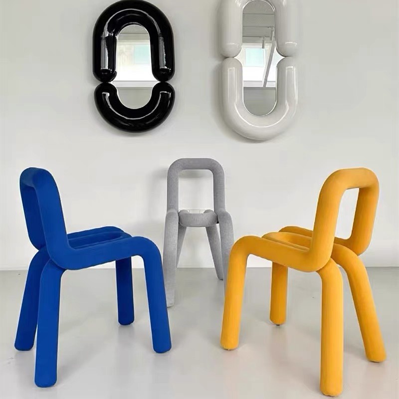 Ghế bold chair phong cách tối giản, hiện đại, hàng nhập khẩu, decor Forher.since1998