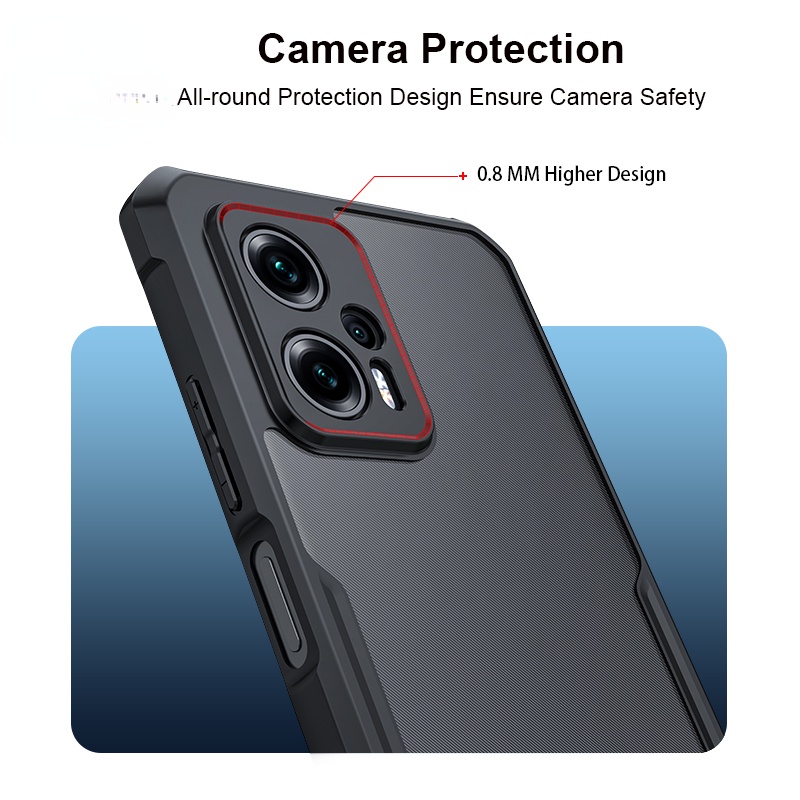 Ốp Điện Thoại Trong Suốt Chống Sốc Cho Xiaomi Poco F4 F3 X3 M3 Pro Redmi Note 11E 5G 11 11S 10 10S 10C Redmi10