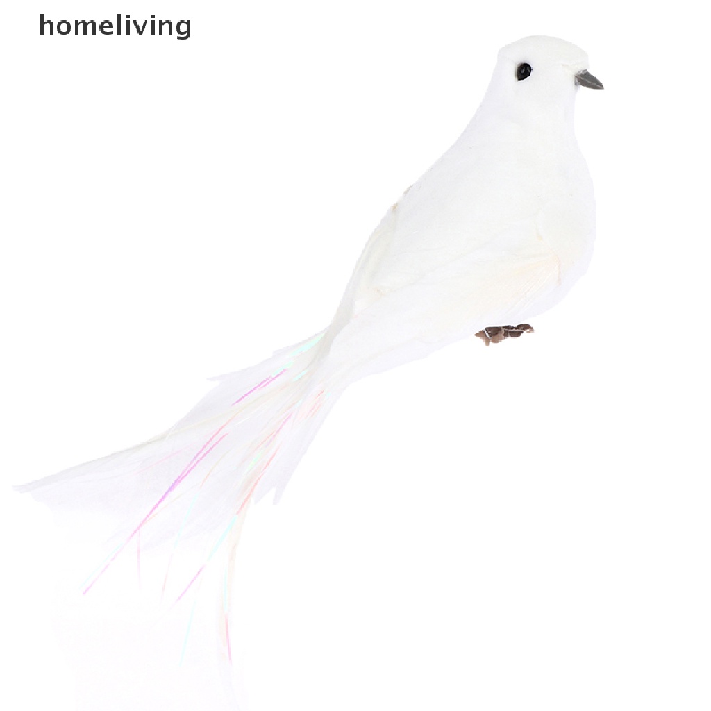 Bộ 2 Chú Chim Bồ Câu Giả Trang Trí Nhà Cửa