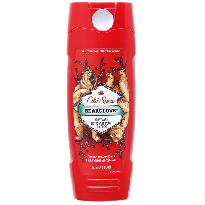 [Chính hãng] Sữa tắm Old Spice Bearglove Body wash 473 ml - Hàng USA