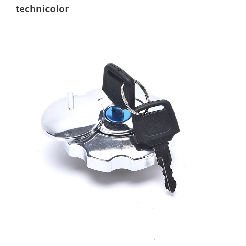 technicolor 1PCS Motorcycle Fuel Gas Tank Cap Cover Lock Set For Honda CG125 Spare Parts TYG
