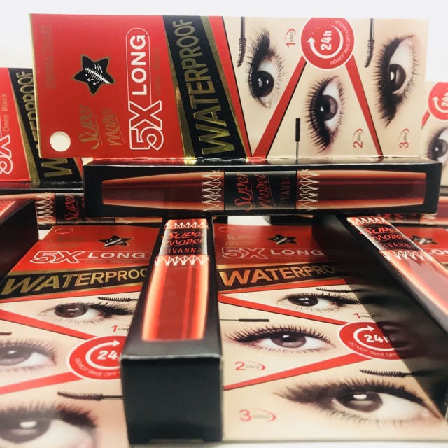 Mascara Nối Mi 2 Đầu Chống Nước SIVANA COLORS Super Model 5X Long Deep Back - Thái Lan | BigBuy360 - bigbuy360.vn