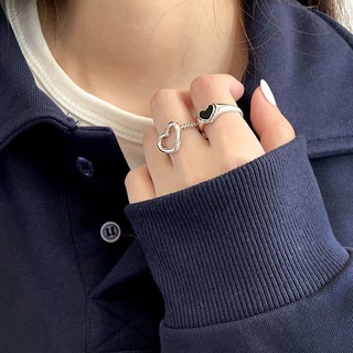 Nhẫn trái tim Ulzzang