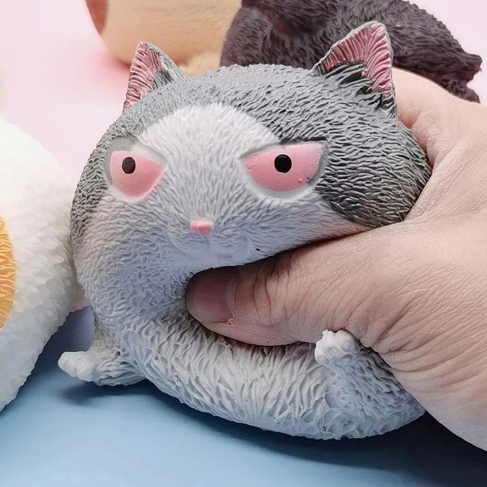 Đồ Chơi Xốp Squishy Giảm Stress Hình Mèo Giận Dữ Dễ Thương Cho Bé