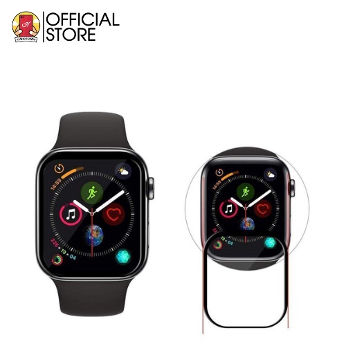 Miếng dán Kính Cường Lực Full Màn Đồng hồ Apple Watch Series 7/6/SE/5/4 iwatch 45/44/42/41/40/38mm 3D chống vỡ mHandtown