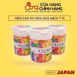 Kẹo cao su Meiji/ Lotte/ Clorets Xylish trái cây mix vị Nhật Bản (kèm giấy bọc bã)