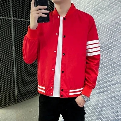 Áo Khoác Bóng Chày Cổ Đứng Thời Trang Thu Đông Cho Nam