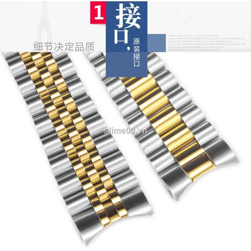 Dây đeo đồng hồ ROLEX bằng thép hợp thời trang cho nam và nữ #13/20