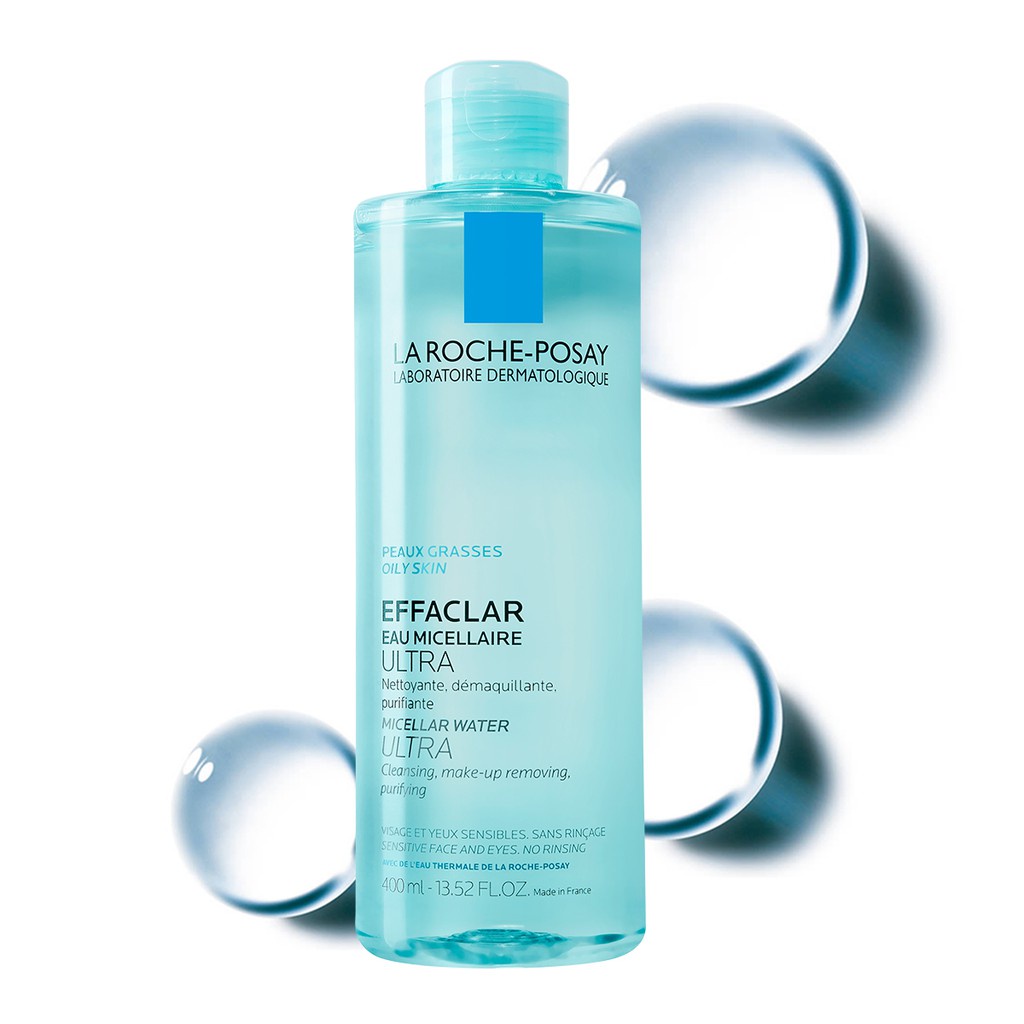 Nước tẩy trang La Roche Posay 400ml - Tẩy trang La Roche Posay Effaclar Micellar Water Sensitive Skin cho da nhạy cảm