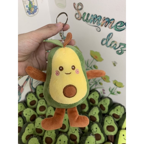 Móc khoá trái bơ/quả bơ/móc khoá treo ba lô