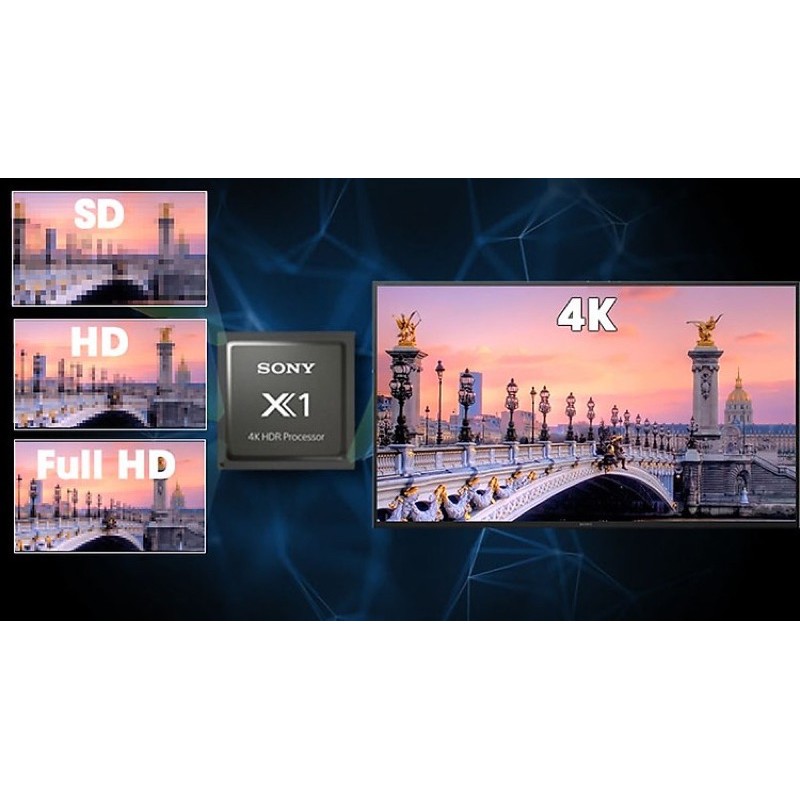 Smart Tivi 4K 65 inch Sony KD-65X8050H HDR Android