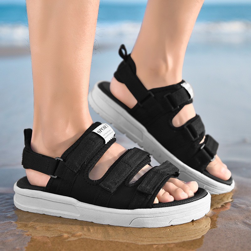 Sandal Nữ Đi Học Unisex Nam Nữ 3 quai Zonal Đế Êm (Có Tháo Gót)