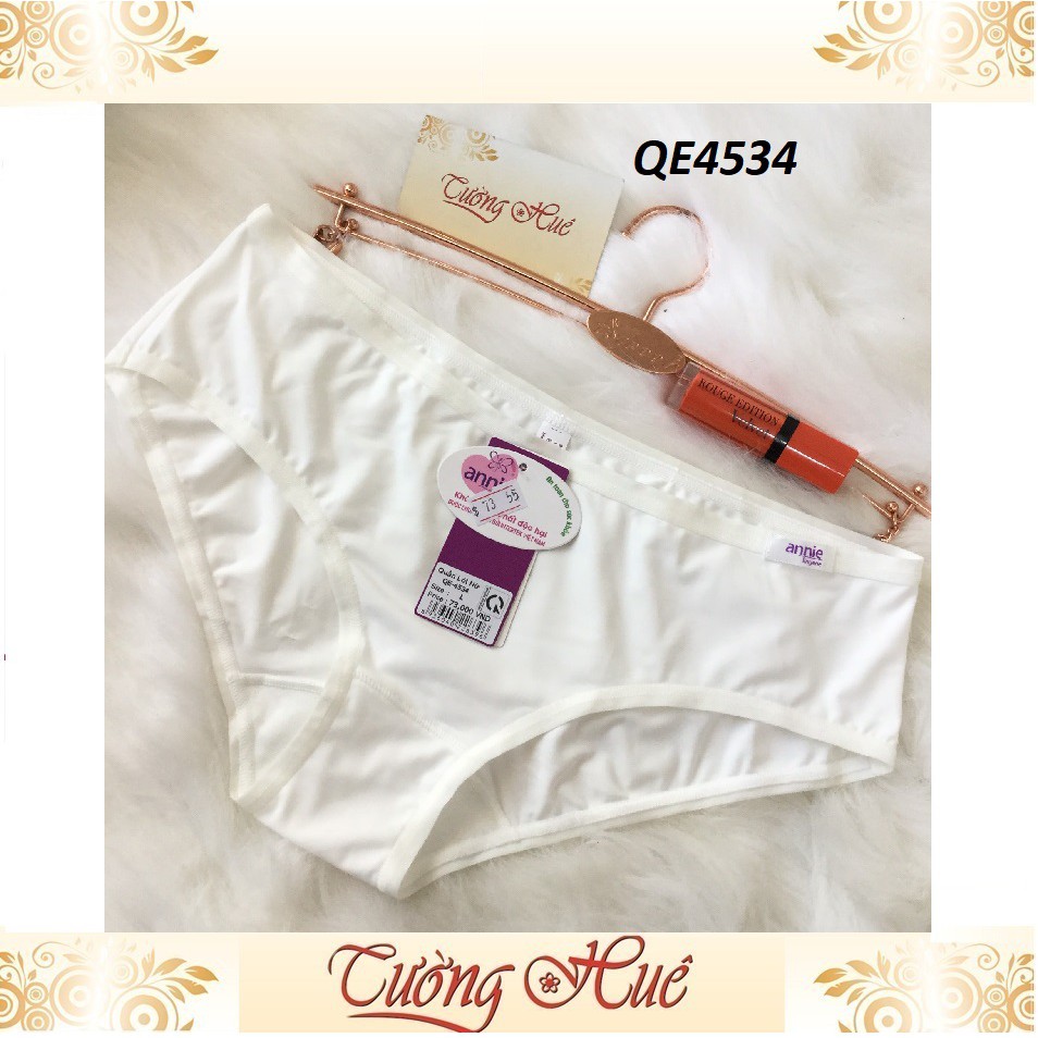 Quần lót nữ annie QE4534 trơn form thấp.