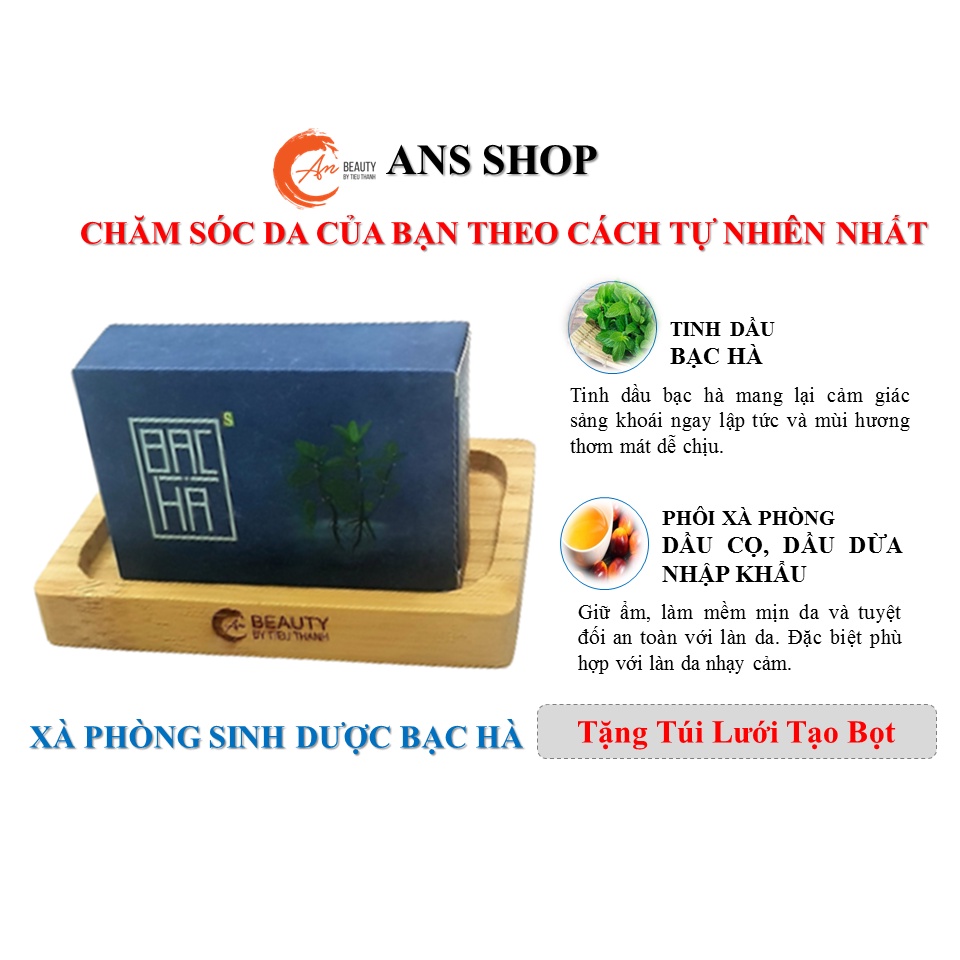Xà phòng Sinh Dược bạc hà 100g làm sạch the mát | BigBuy360 - bigbuy360.vn