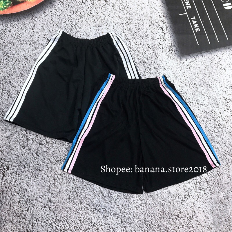 Quần đùi 3 sọc, Quần short thể thao unisex