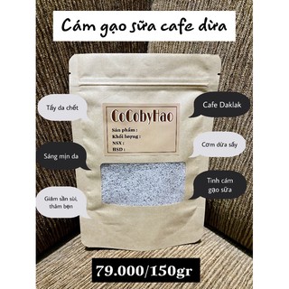 Tẩy da chết cám gạo sữa cafe dừa 🥥