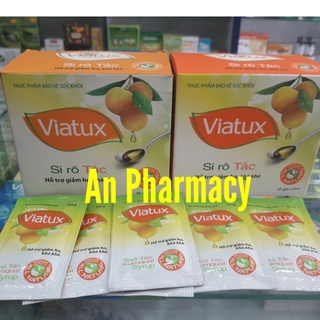 Viatux siro hỗ trợ giảm ho khò khè hộp 25 gói