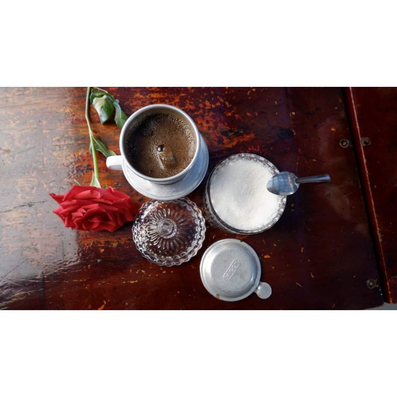 Cà phê sạch nguyên chất pha phin 500g tỉ lệ 80% robusta 20% arabica | BigBuy360 - bigbuy360.vn