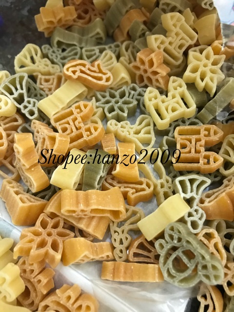 Nui hình thú rau củ Organic cho bé 100gr