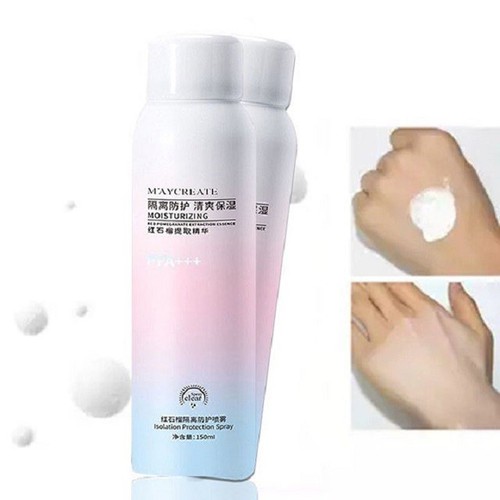 [Chính hãng] Xịt Chống Nắng Dưỡng Trắng Da MayCreate Moisturizing 150ml