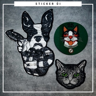 Sticker ủi quần áo cao cấp CÓ SẴN KEO ỦI,dùng làm miếng dán vá Quần Áo,vá áo phao, trang trí quần áo, balo, túi xách