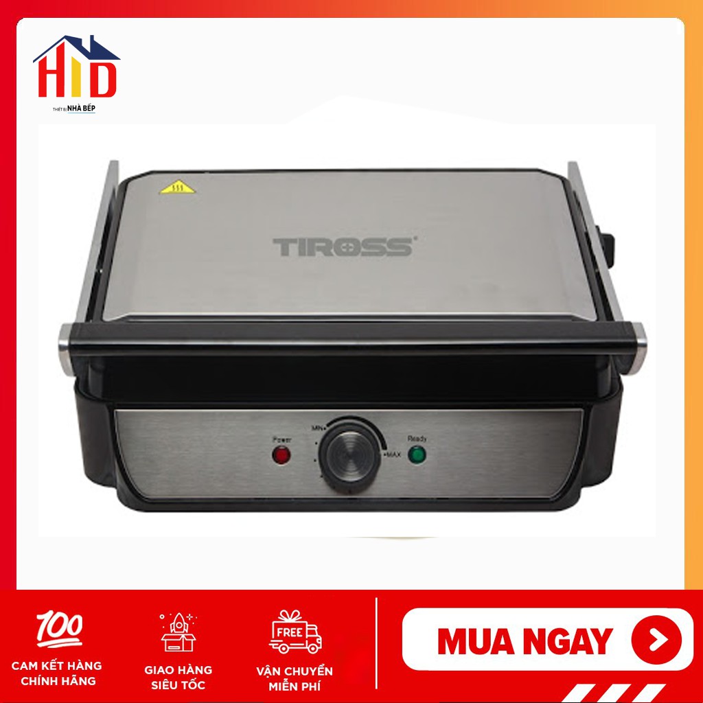 Ép bánh mì, kẹp bánh mì Tiross TS9654, hàng chính hãng, bảo hành 12 tháng.