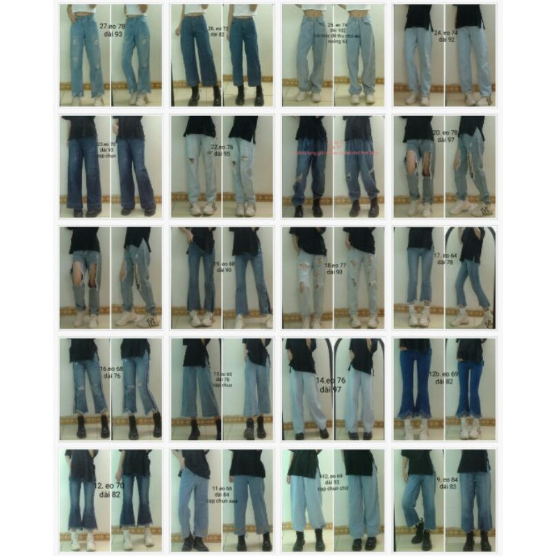 [FREESHIP0Đ]Quần bò ,jeans 2hand loại 1 bao sạch ,mới😘😘(ib shop chọn mẫu )