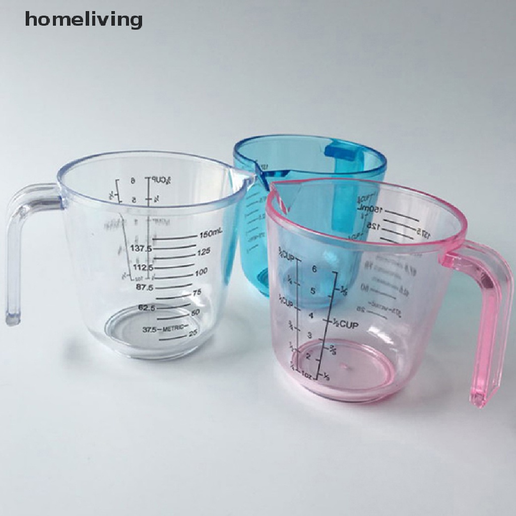 Cốc Đong Dung Dịch Bằng Nhựa 150ml Có Tay Cầm Tiện Dụng