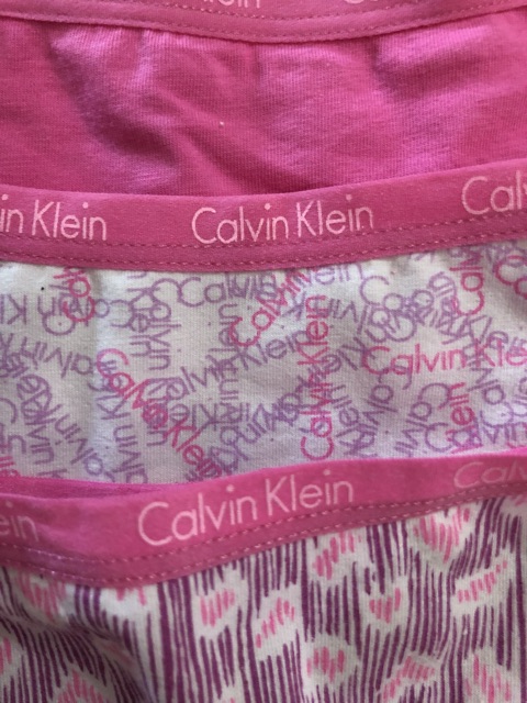 6 Quần lót baby Nữ size M hiệu CALVIN KLEIN- 100% hàng Mỹ xách tay