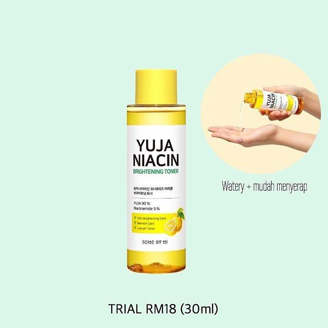 Sét 4 món] Bộ kit dưỡng sáng và mờ thâm, nám Chiết Xuất Quả Thanh Yên Some By Mi Yuja Niacin 30 Days Brightening Starter