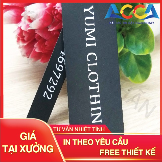 [ GIÁ RẺ BẤT NGỜ ] Dây treo thẻ bài tag nhãn mác quần áo_Dây dù 2 màu đen trắng_Dây bền, đẹp, chắc chắn