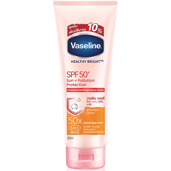 Dưỡng thể Vaseline 50X trắng da, chống nắng SPF50 Thái Lan | BigBuy360 - bigbuy360.vn