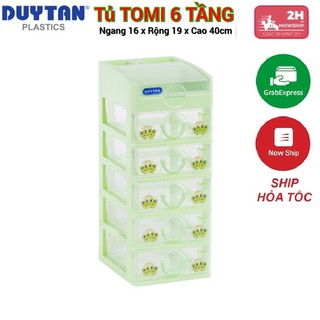 Tủ nhựa duy tân Tomi nhỏ 6 Ngăn.Nhiều Màu