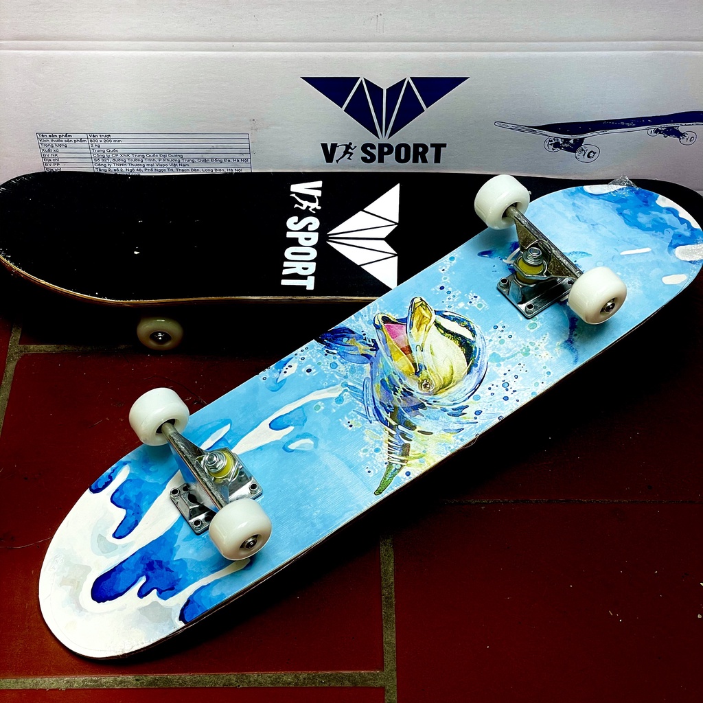 Ván Trượt Thể Thao Skateboard  Mặt Nhám Cao Cấp NEW 2021 - Gỗ Ếp 7 Lớp