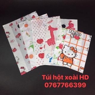 1KG Túi hột xoài HD, Bịch đựng quần áo size 30