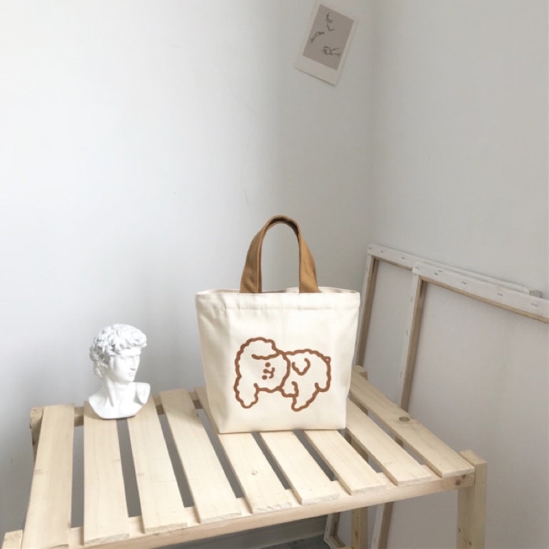 Túi vải cavans hình ngộ nghĩnh đa năng mang siêu xinh