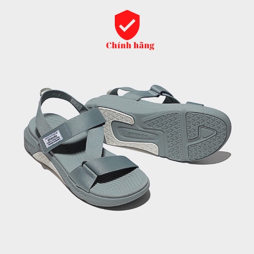 Sandals F7 Racing đế xám phối trắng quai xám F7R2121