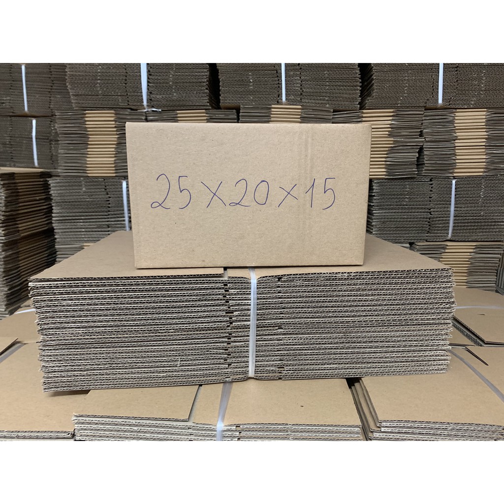 25x20x15 hộp catton, hộp giấy đóng gói hàng