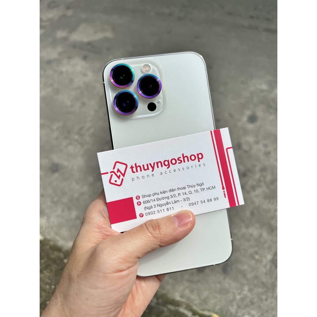 Viền nhôm camera siêu mỏng  iphone 13 Pro Max - iphone 13 Pro - iphone 13 - iphone 13 mini