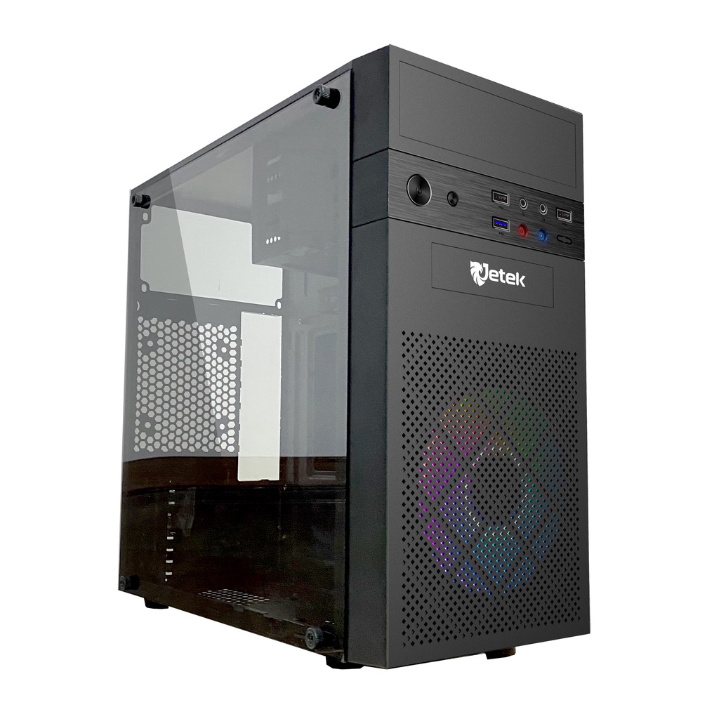 Vỏ case JETEK V12 (TẶNG KÈM 1 FAN RGB)